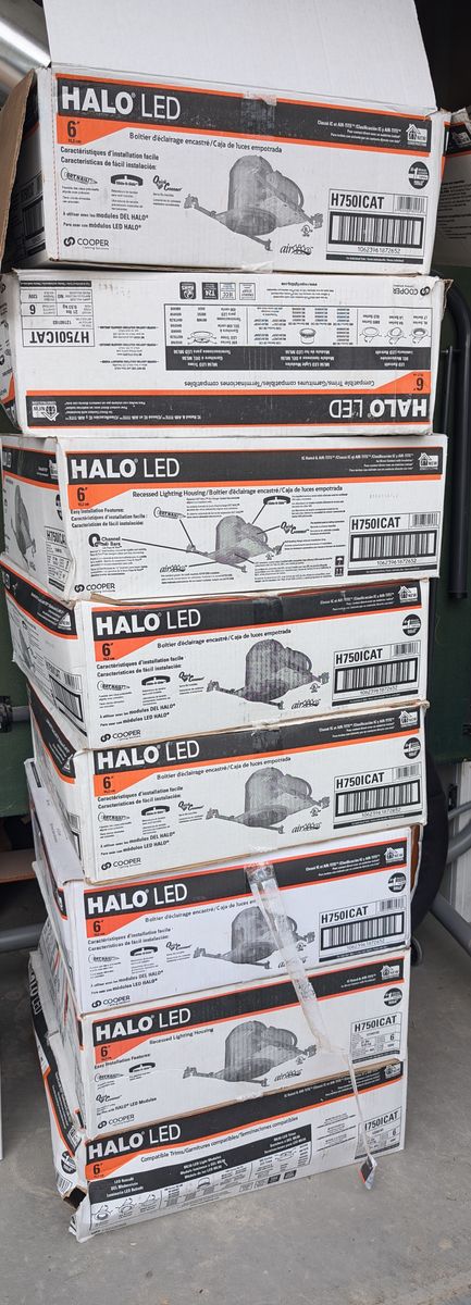 HALO 6 in Aluminum LED Recessed Lighting Housing for New Construction Ceiling, Insulation Contact, Air-Tite