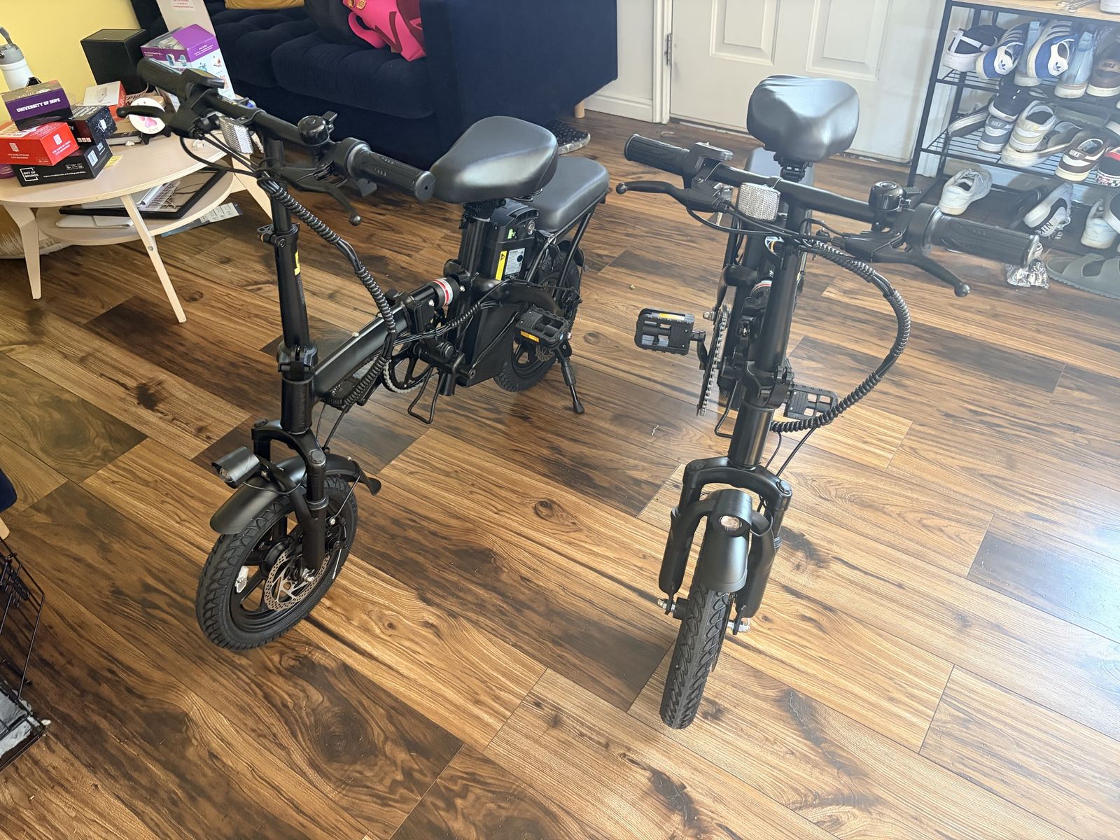 Pair of folding e-bike
