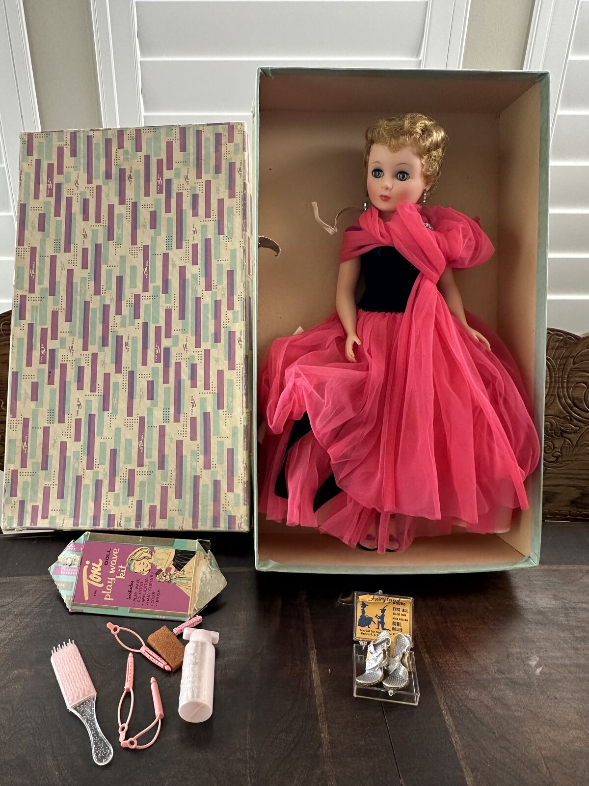 Vintage 1950s 20” Toni Doll