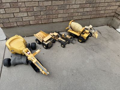 Tonka trucks and diggers lot