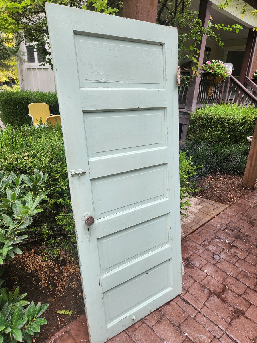 Beautiful vintage 5 panel door