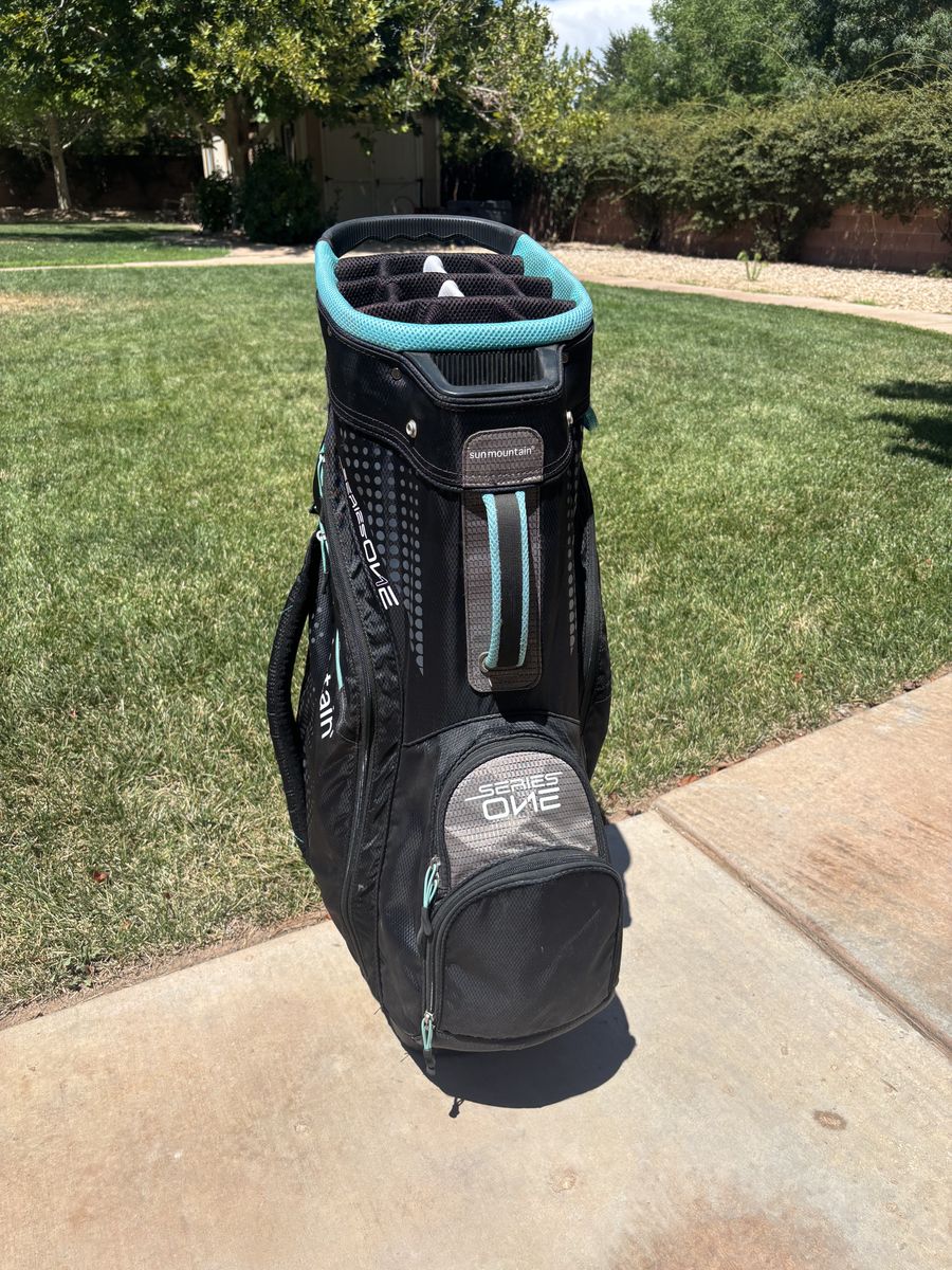 Sun Mountain "Series One" Golf Cart Bag (Black/Teal)