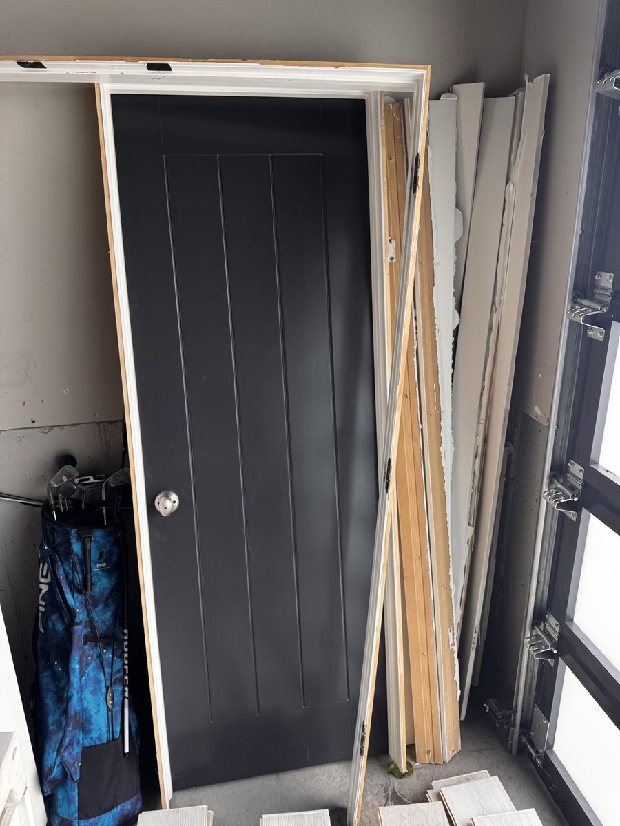 Door with frame
