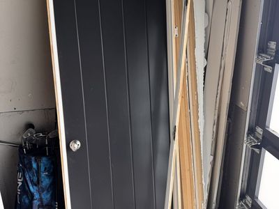 Door with frame