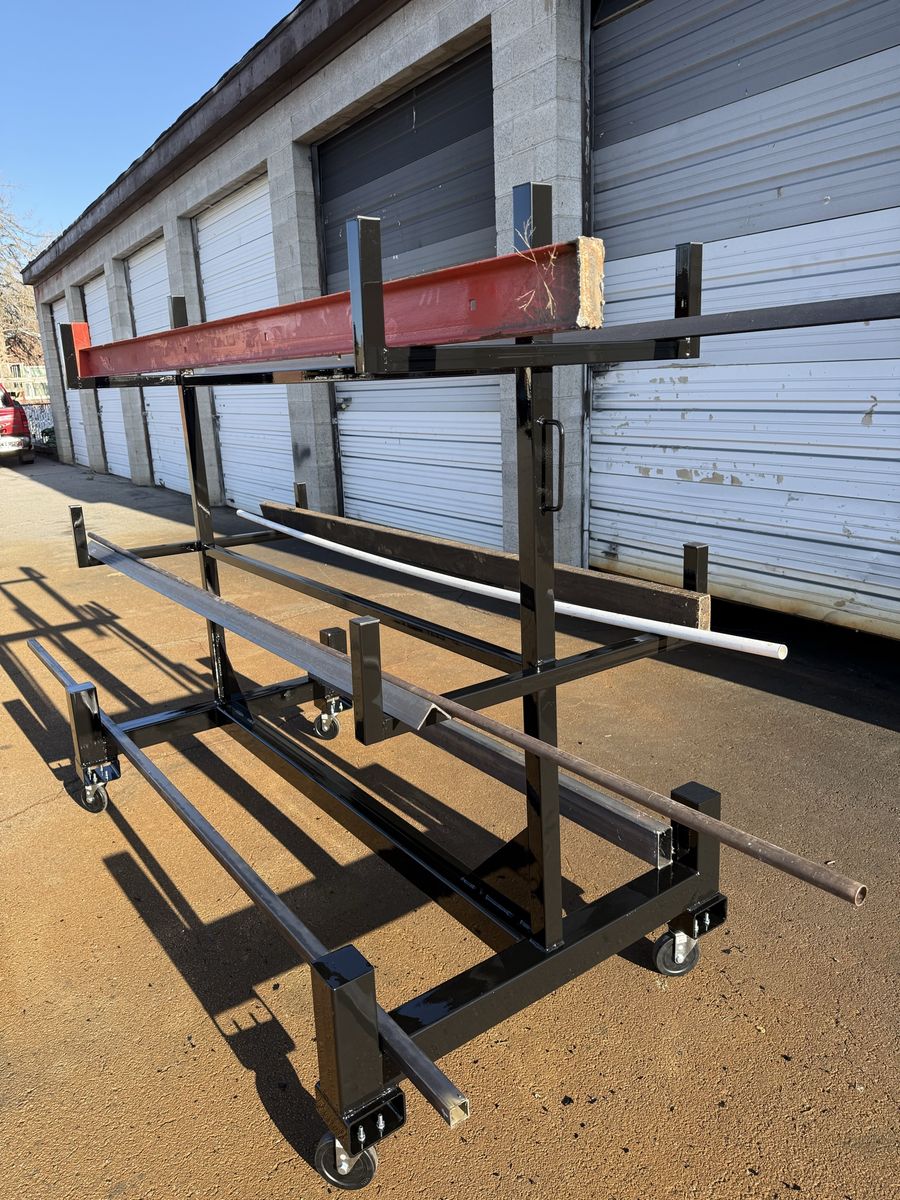 Heavy Duty Mobile Steel Rack – 1320 lb Capacity