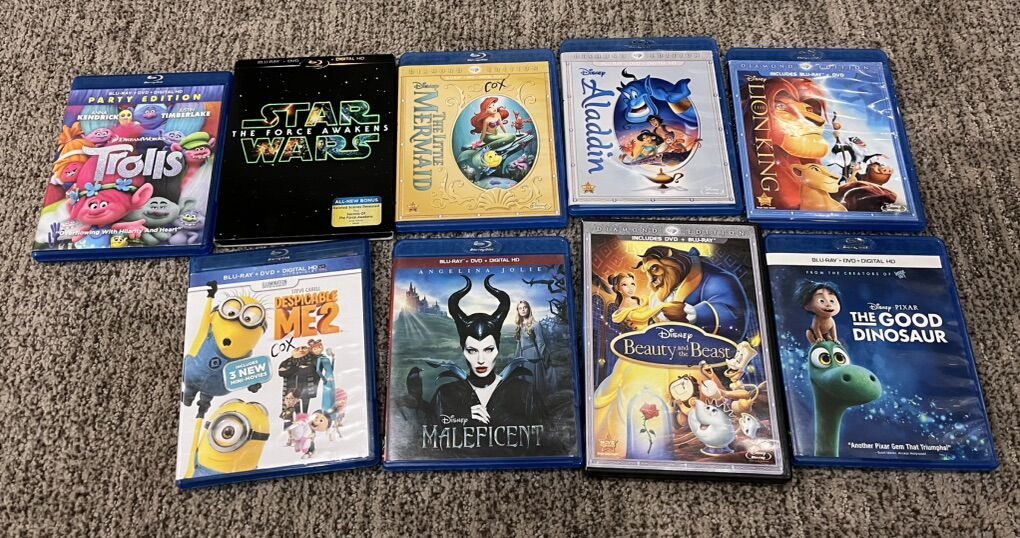 Movies Bluerays/DVD's!!