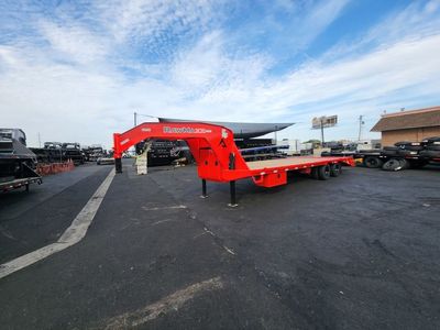 2027 RawMaxx 28' Gooseneck FDXD 24K with Maxx Ramps Equipment Trailer