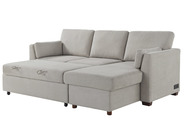 Like NEW! - Luke Sofa with Reversible Storage Chaise - FREE DELIVERY!!