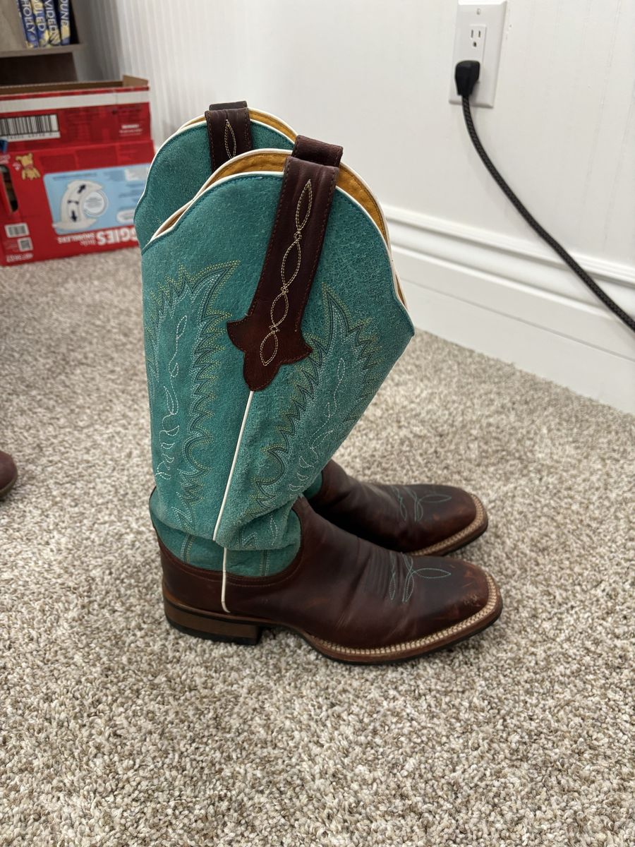 Cinch Old Mexico Turquoise Cowgirl Boots