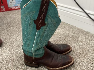 Cinch Old Mexico Turquoise Cowgirl Boots