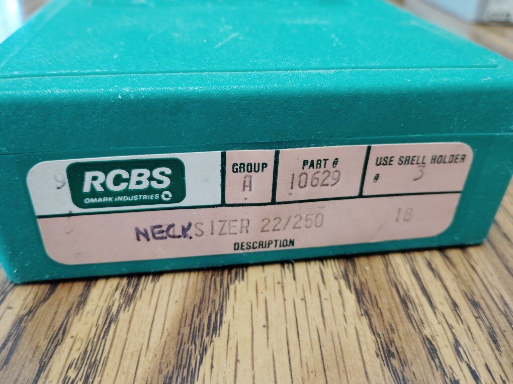 22/250 neck sizer die