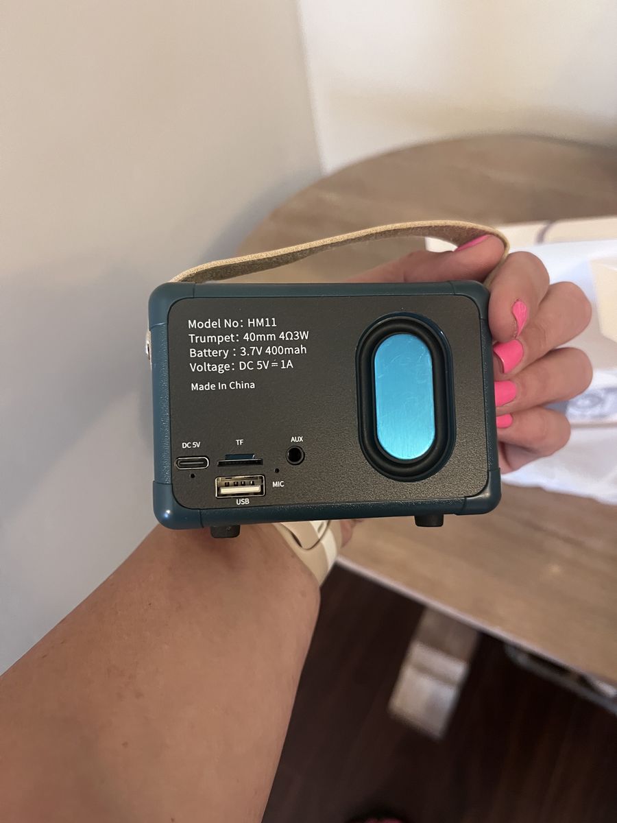 Portable speaker