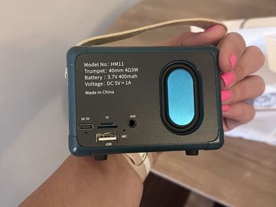 Portable speaker