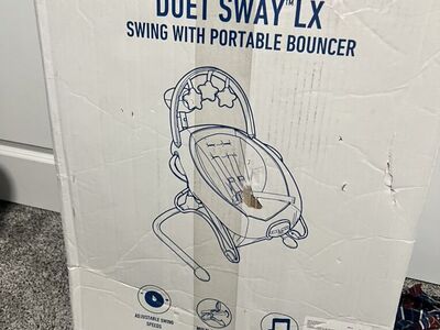 Graco Duet Sway LX Baby Swing And Portable Bouncer