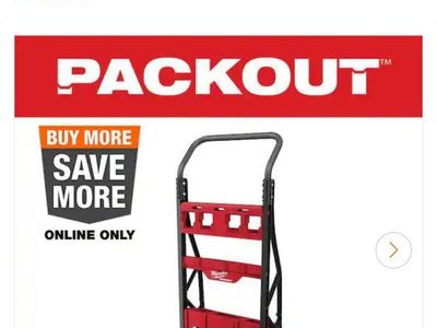 Milwaukee
PACKOUT 20 in. 2-Wheel Utility Tool Cart