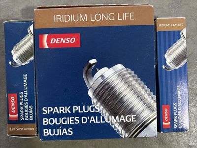 Denso FXE24HR11 Iridium Long Life Spark Plugs - Set of 6, New in Box