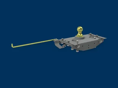 B&W Trailer Hitches Turnoverball Gooseneck Hitch 2019-2025 Dodge Ram 2500 & 3500 GNRK1320 Towing Dually