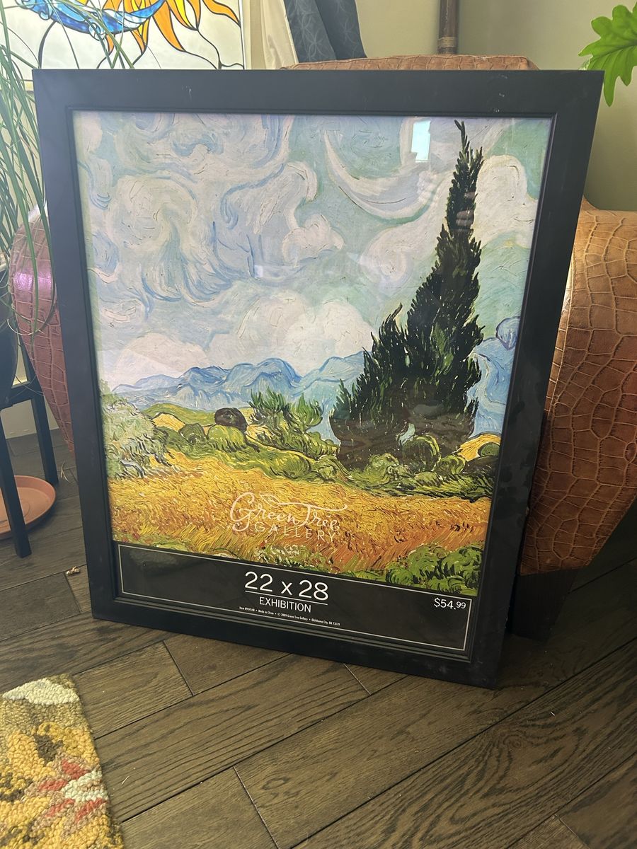 Real glass frame-22”x28”