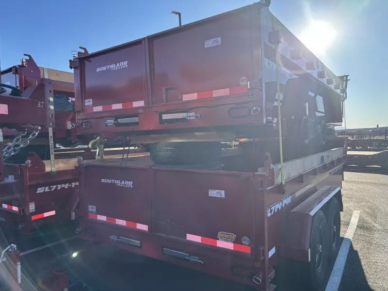 2026 Southland Trailers 7x14 Tandem Axle Red Dump