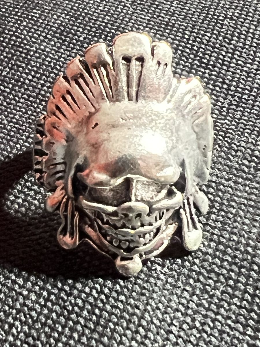 Skull Face Ring - Unique & Detailed Statement Piece size-10