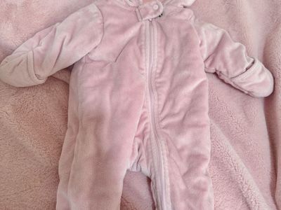 Carter’s pink kitten winter suit