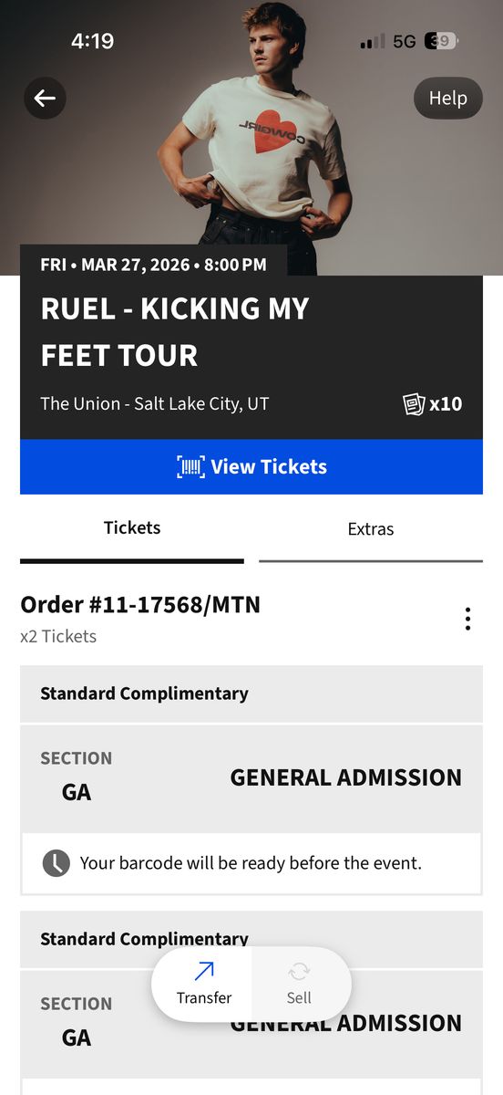Ruel-Kicking My Feet Tour at The Union