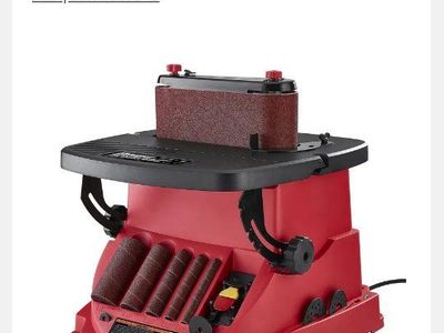NEW in box
BAUER Oscillating Edge Spindle Sander Combo Tool Woodworking ($199 new)