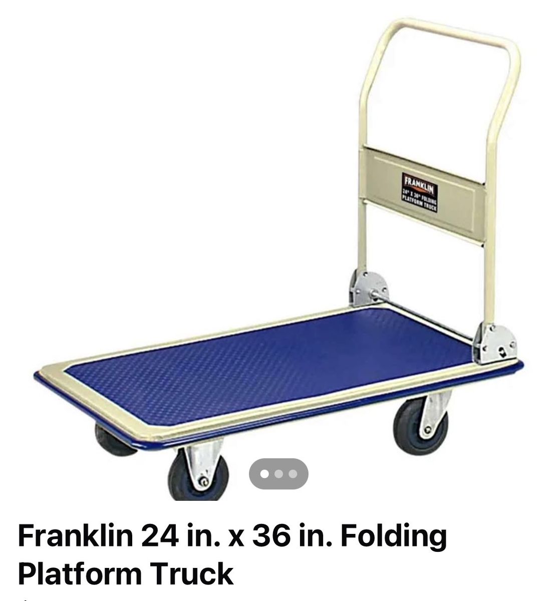 Franklin 24 in. x 36 in. Folding Platform Truck dolly BYU move in 