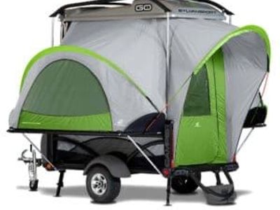 Sylvansport Go pop-up tent trailer.