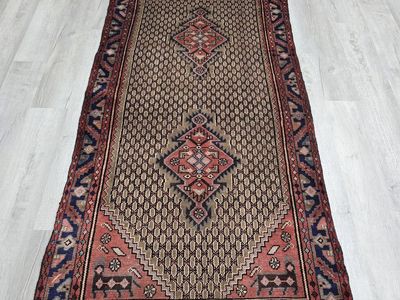 ~4x10 Handknotted Persian Wool Runner