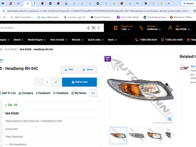 INT PASS SIDE HEADLIGHT ASSY