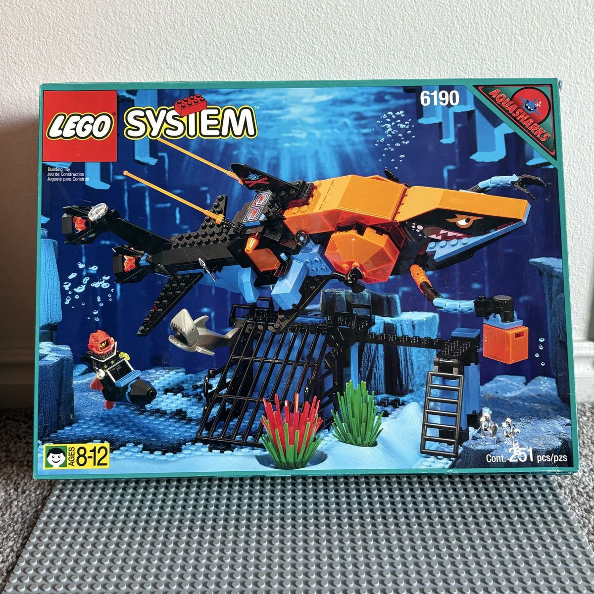 Lego Aquazone Sharks Crystal Cave 6190