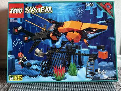 Lego Aquazone Sharks Crystal Cave 6190
