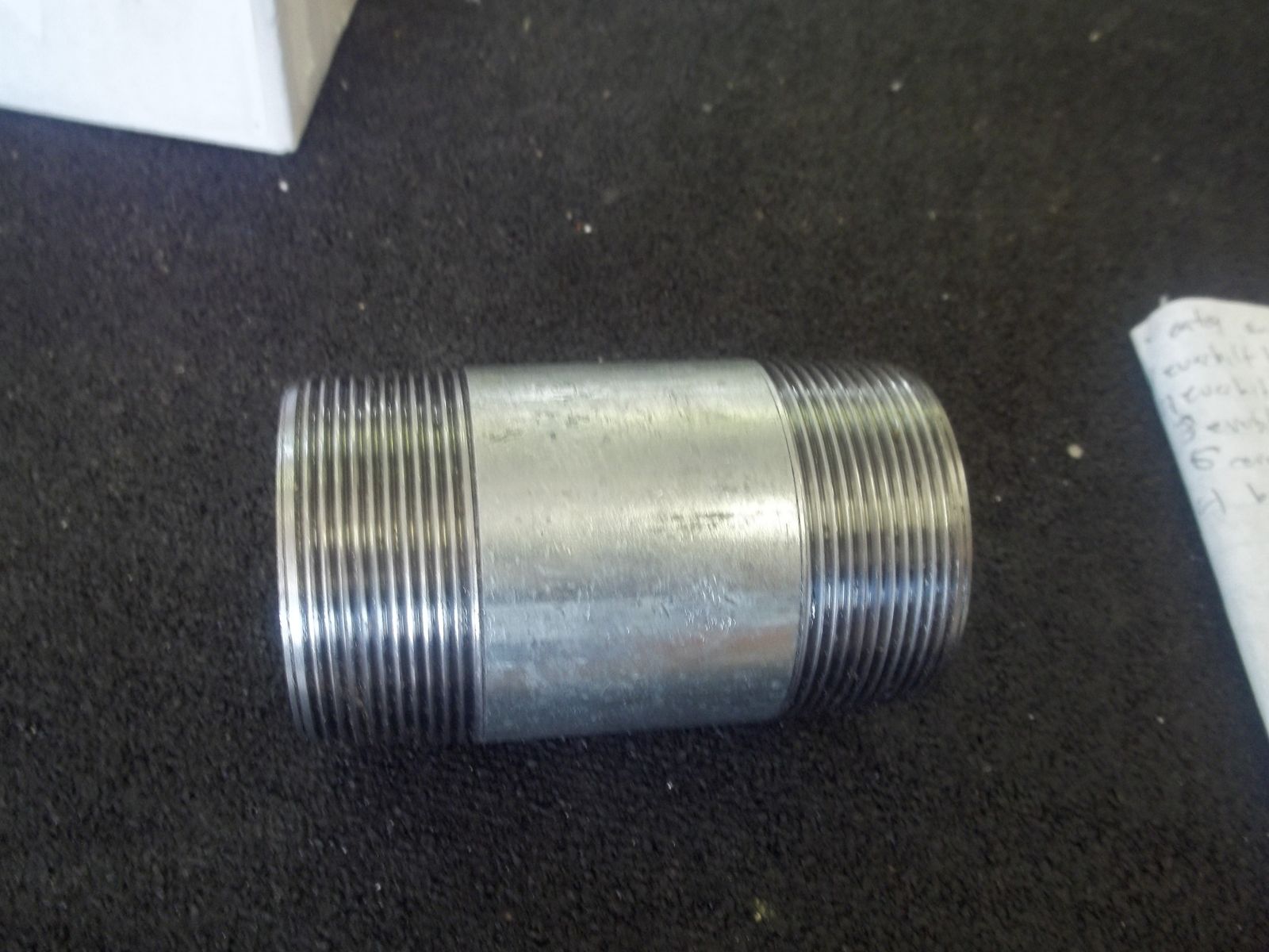 Galvanized Nipple 2 1\4 x 4"