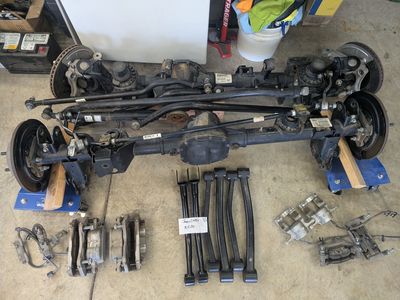 Jeep Wrangler JL Sport axles in 3.45 ratio