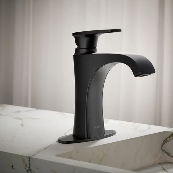 Kohler Tome Single-Handle Bathroom Faucet , Matte Black  1749640   #107276
