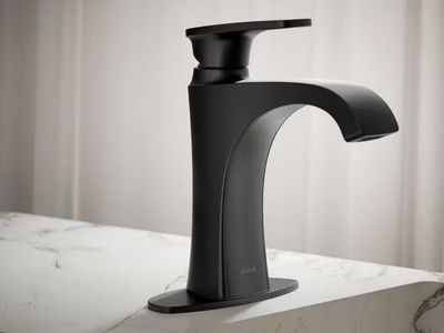 Kohler Tome Single-Handle Bathroom Faucet , Matte Black 1749640 #107276