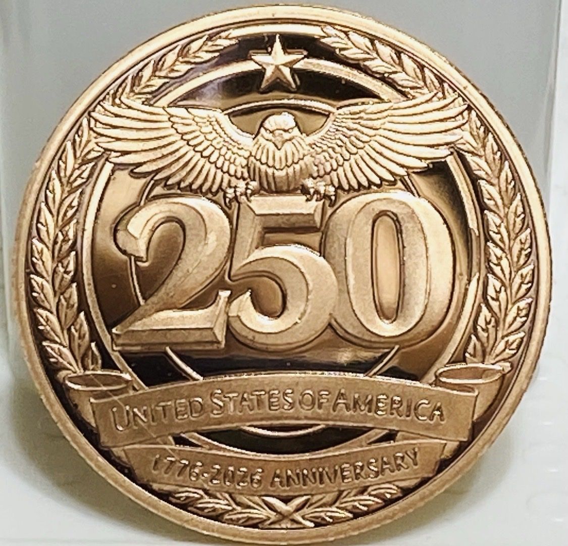 AMERICA 250 DOUBLE EAGLE  1 Ounce .999 Copper PROO