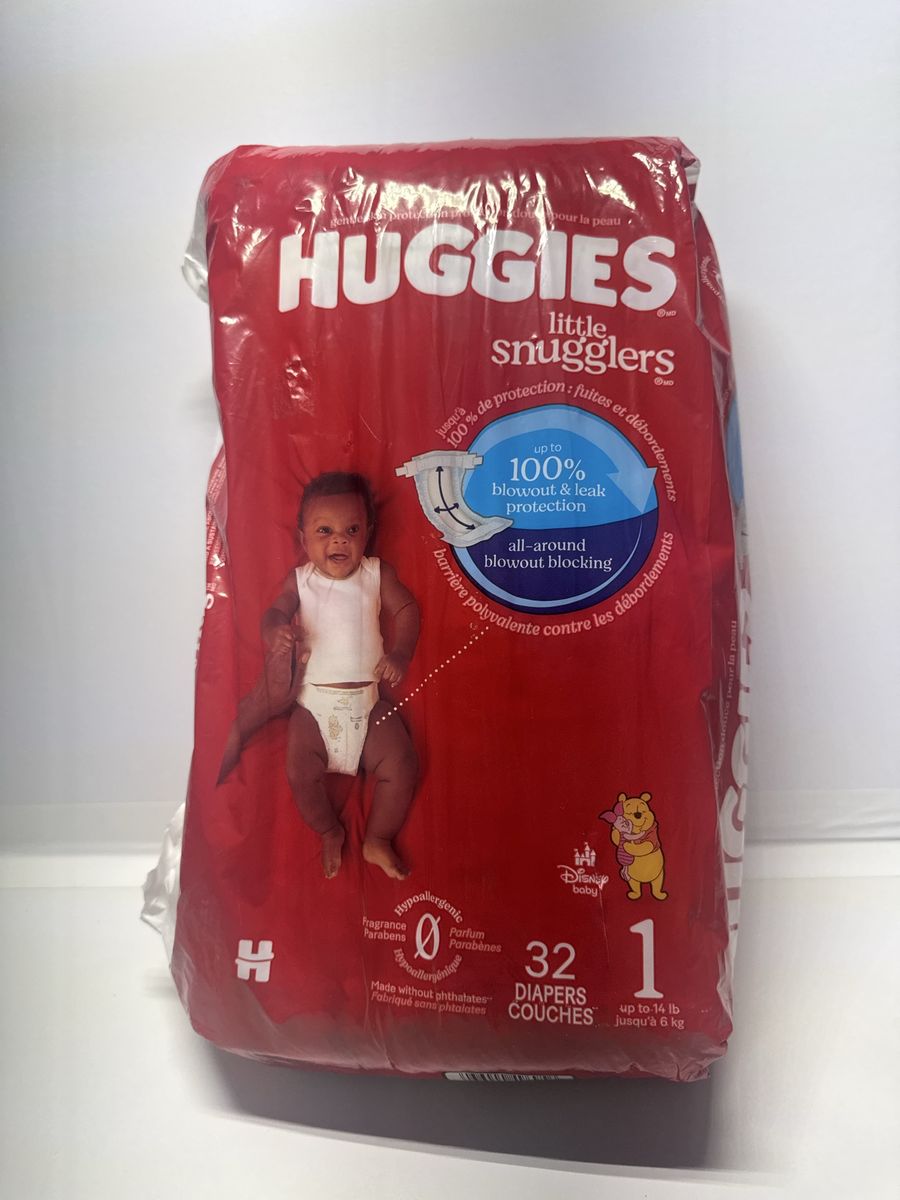 Huggies Little Snugglers Baby Diapers Size 1 32 Count