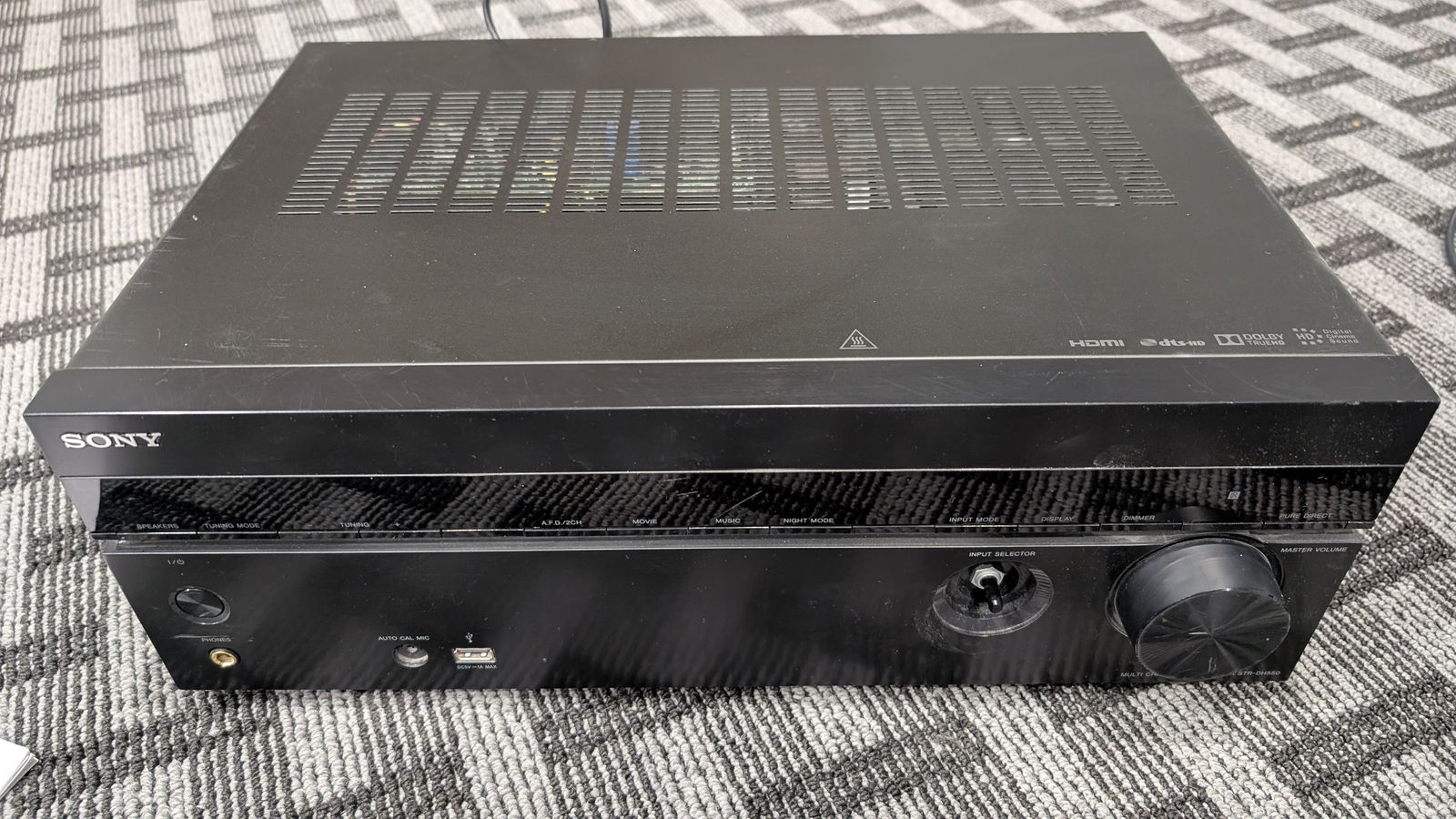 Sony STR-DH550 5.2 Channel AV Receiver + Remote – Works Great
