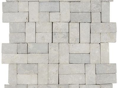 96 Sq Ft New Pebblestone Prambanan Grey Natural Stone Mosaic Tile – 9 Unopened Boxes