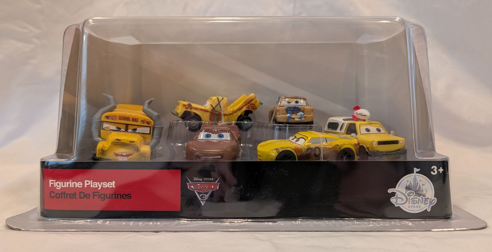 Disney Store Pixar Cars 3 Thunder Hollow Crazy 8 Figurine Playset - Brand New Sealed!