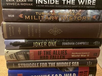 10 Hardbound Military Books