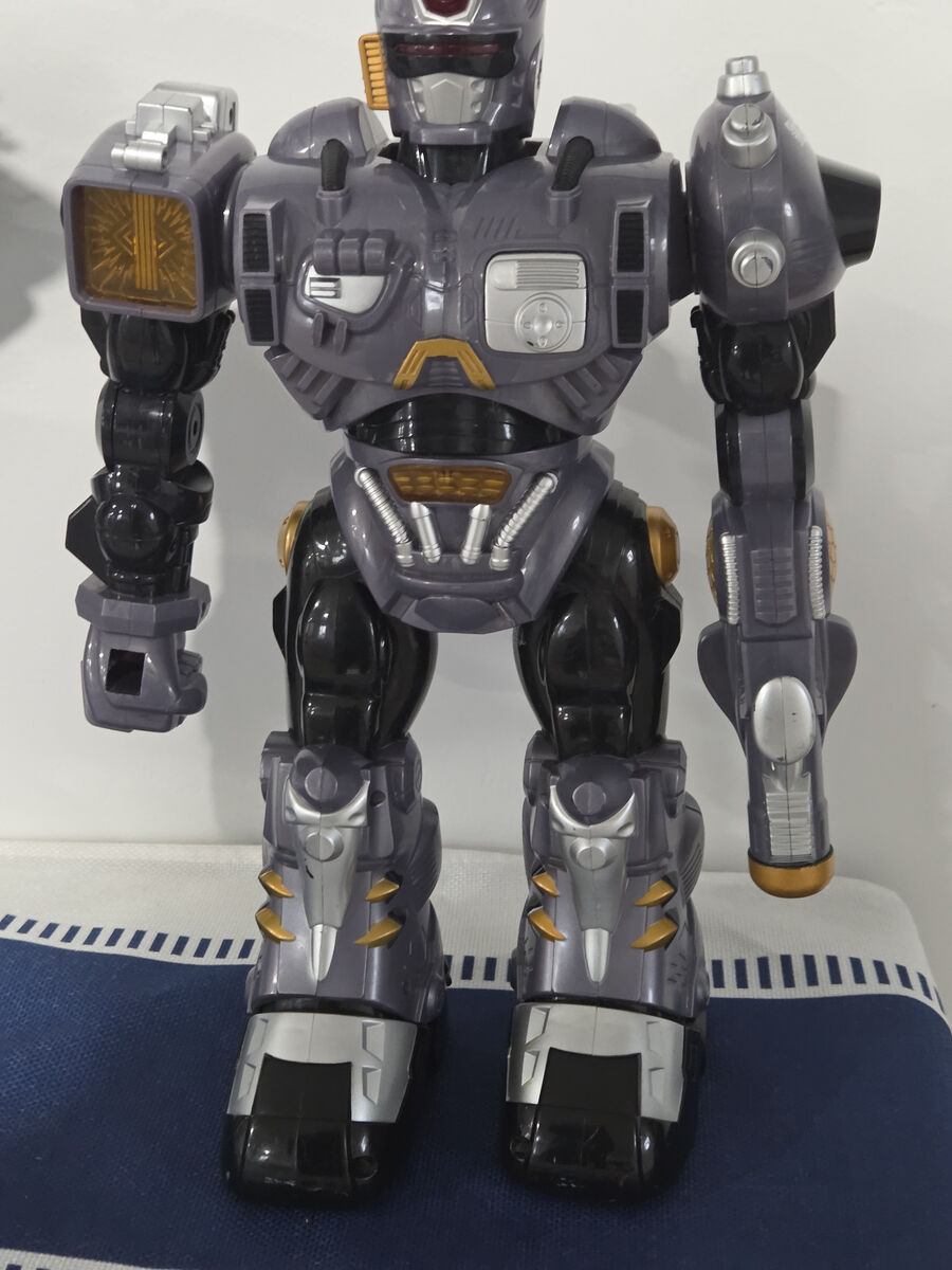 M.A.R.S. Mororized Attack Robo Group Robot Toy 7in tall motorized walking robot