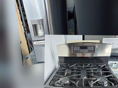 ge refrigerator and gas stovek