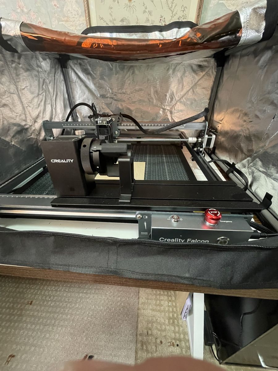 Creality Falcon Laser Engraver with Enclosure - Precision Desktop Engraving Machine