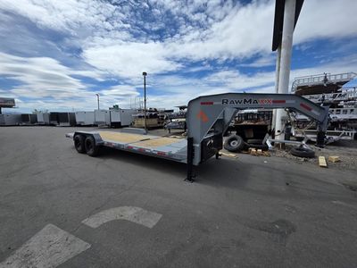 2026 RawMaxx 24' Gooseneck G7X Tilt 16K Equipment