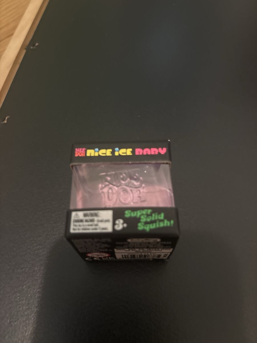 Nee Doh Nice Ice Baby Super Solid Squish! Fidget Toy