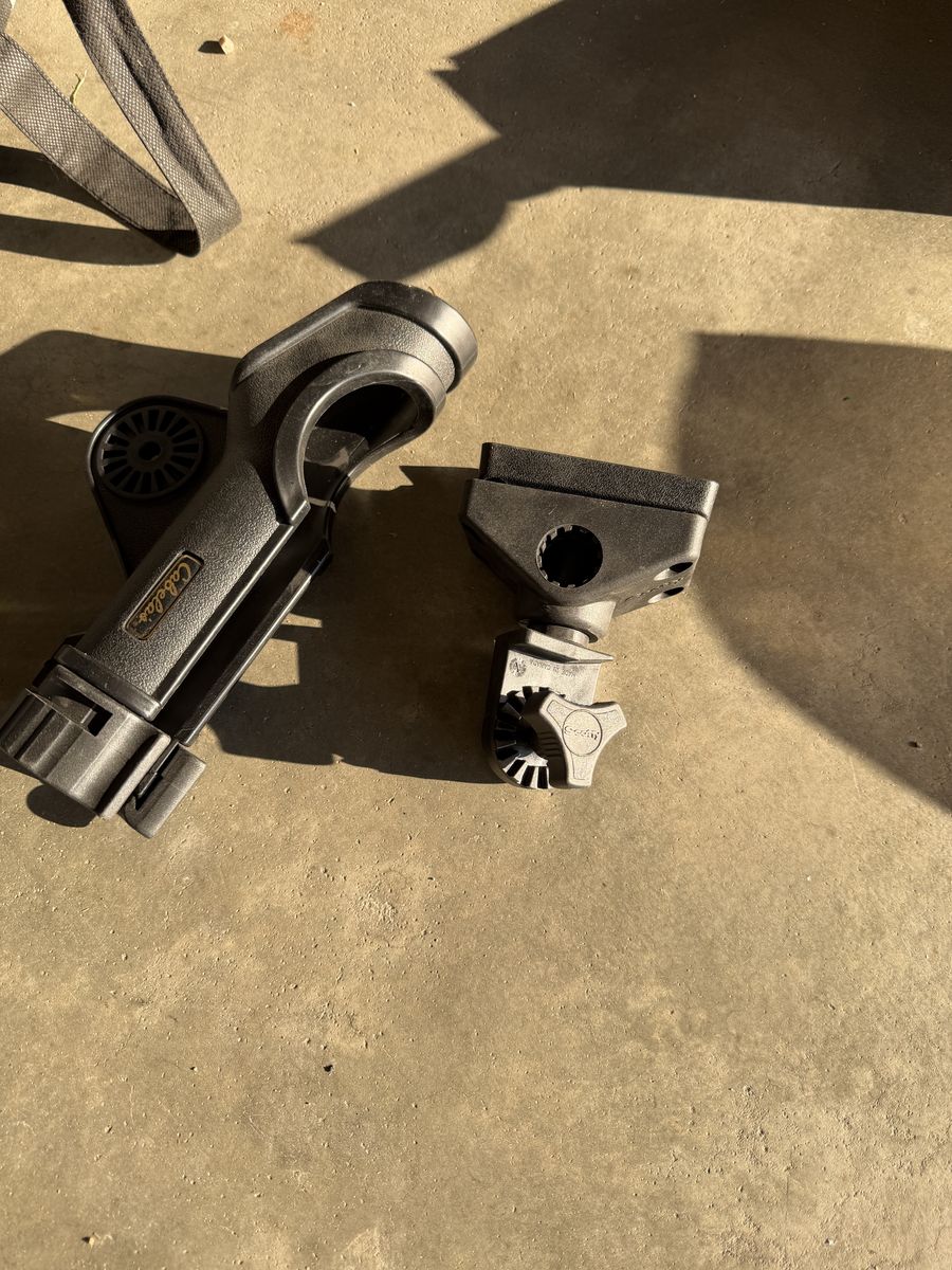 For sale.  Fishing pole holder.