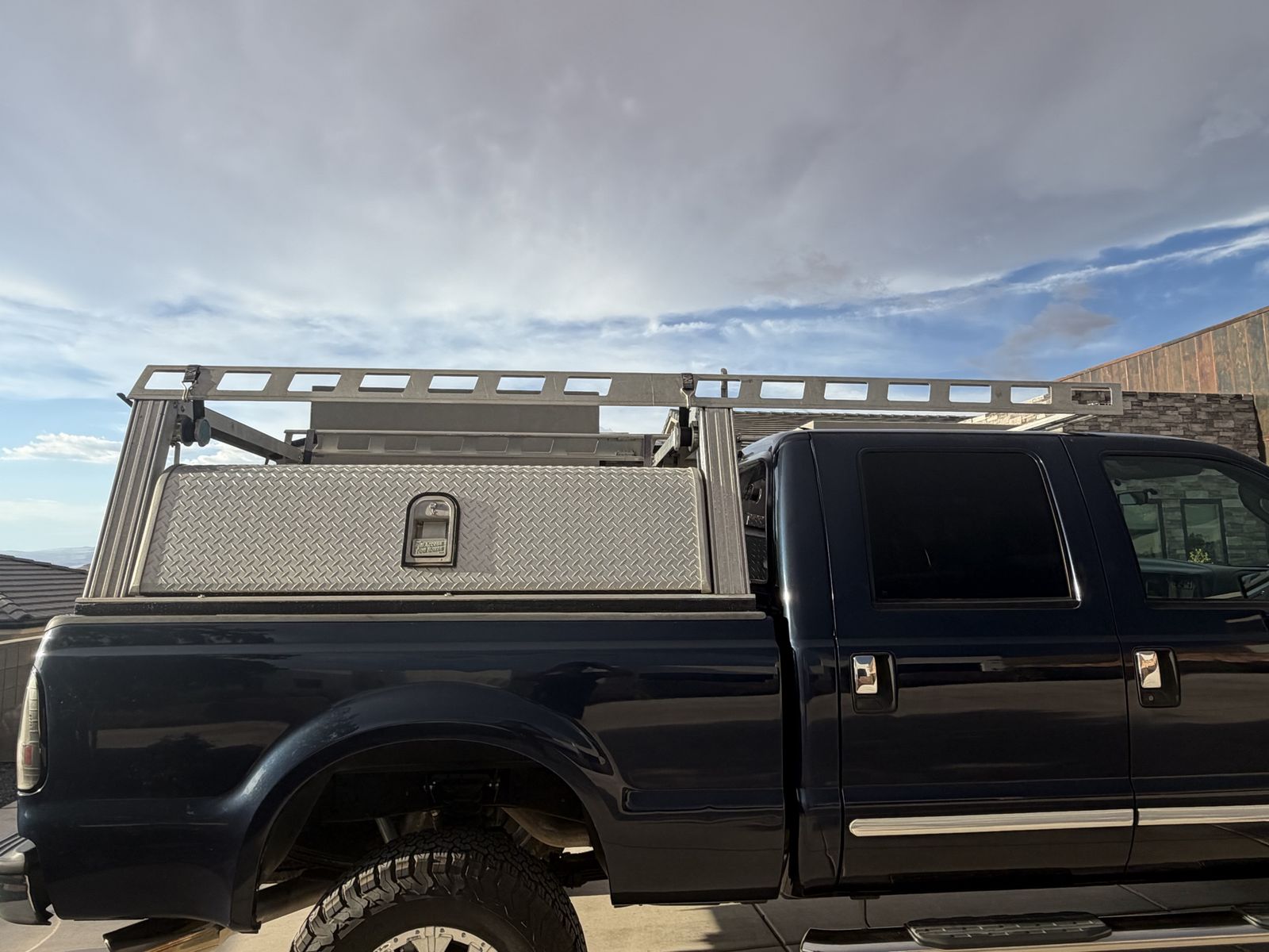 SYSTEM ONE ALUMINUM TRUCK RACK/BOXES All in one.